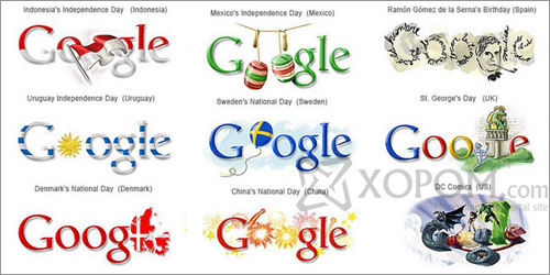 Google корпорацийн гайхалтай логонууд